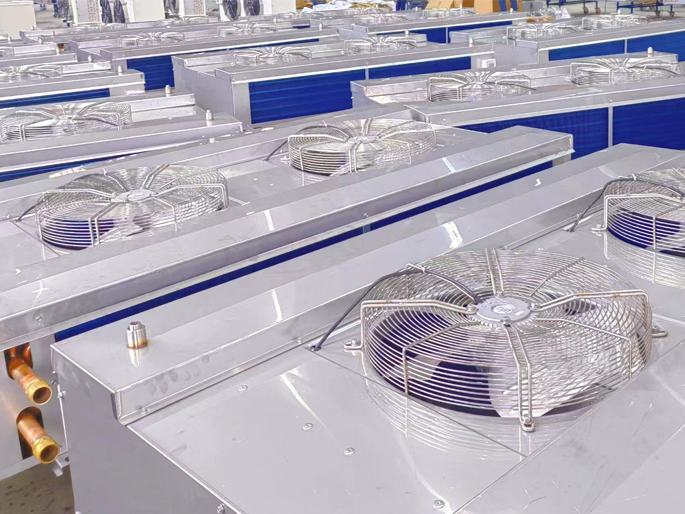 Gehäuse aus Edelstahl mit beidseitigem Auslass und Luftkühler aus hydrophiler Aluminiumfolie
